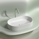 Умывальник 608х385х122мм чаша Element CeramicaNova накладная овальная CN6048MW/Италия — изображение 4