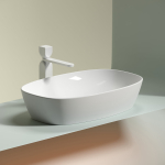 Умывальник 600х380х138мм чаша Element CeramicaNova накладная овальная CN6049/Италия — изображение 7