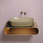 Умывальник 600х380х138мм чаша Element CeramicaNova накладная овальная CN6049MC/Италия — изображение 3