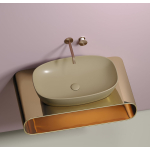 Умывальник 600х380х138мм чаша Element CeramicaNova накладная овальная CN6049MC/Италия — изображение 5