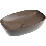 Умывальник 600х380х138мм чаша Element CeramicaNova накладная овальная CN6049MDB/Италия