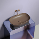 Умывальник 600х380х138мм чаша Element CeramicaNova накладная овальная CN6049MDB/Италия — изображение 2