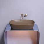 Умывальник 600х380х138мм чаша Element CeramicaNova накладная овальная CN6049MDB/Италия — изображение 3