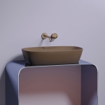 Умывальник 600х380х138мм чаша Element CeramicaNova накладная овальная CN6049MDB/Италия — изображение 5