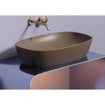 Умывальник 600х380х138мм чаша Element CeramicaNova накладная овальная CN6049MDB/Италия — изображение 8