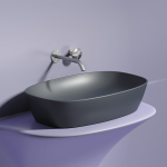 Умывальник 600х380х138мм чаша Element CeramicaNova накладная овальная CN6049MDH/Италия — изображение 8