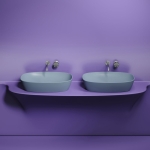 Умывальник 600х380х138мм чаша Element CeramicaNova накладная овальная CN6049MHL/Италия — изображение 3