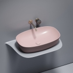 Умывальник 600х380х138мм чаша Element CeramicaNova накладная овальная CN6049MP/Италия — изображение 7