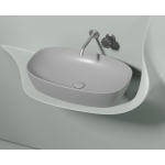 Умывальник 600х380х138мм чаша Element CeramicaNova накладная овальная CN6049MSG/Италия — изображение 4