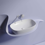 Умывальник 600х380х138мм чаша Element CeramicaNova накладная овальная CN6049MW/Италия — изображение 3