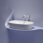 Умывальник 600х380х138мм чаша Element CeramicaNova накладная овальная CN6049MW/Италия — изображение 8