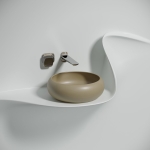 Умывальник 360х360х120мм чаша Element CeramicaNova накладная круглая CN6050MC/Италия — изображение 5