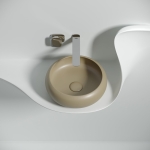 Умывальник 360х360х120мм чаша Element CeramicaNova накладная круглая CN6050MC/Италия — изображение 6