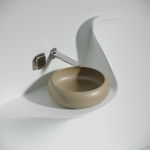 Умывальник 360х360х120мм чаша Element CeramicaNova накладная круглая CN6050MC/Италия — изображение 7