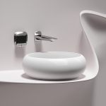 Умывальник 360х360х120мм чаша Element CeramicaNova накладная круглая CN6050MW/Италия — изображение 6