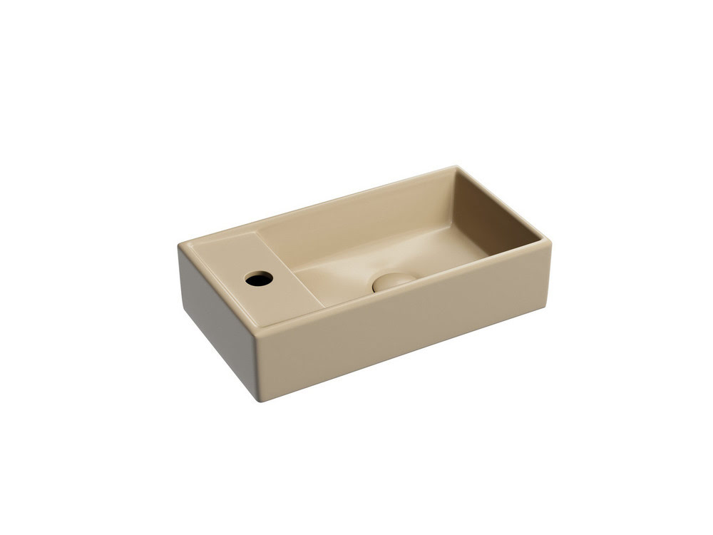 Умывальник 407х217х100мм Element CeramicaNova подвесной прямоугольный CN6051RMC чаша справа/Италия