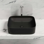 Умывальник 505х380х150мм чаша Element CeramicaNova накладная прямоугольная CN6052MB/Италия — изображение 3