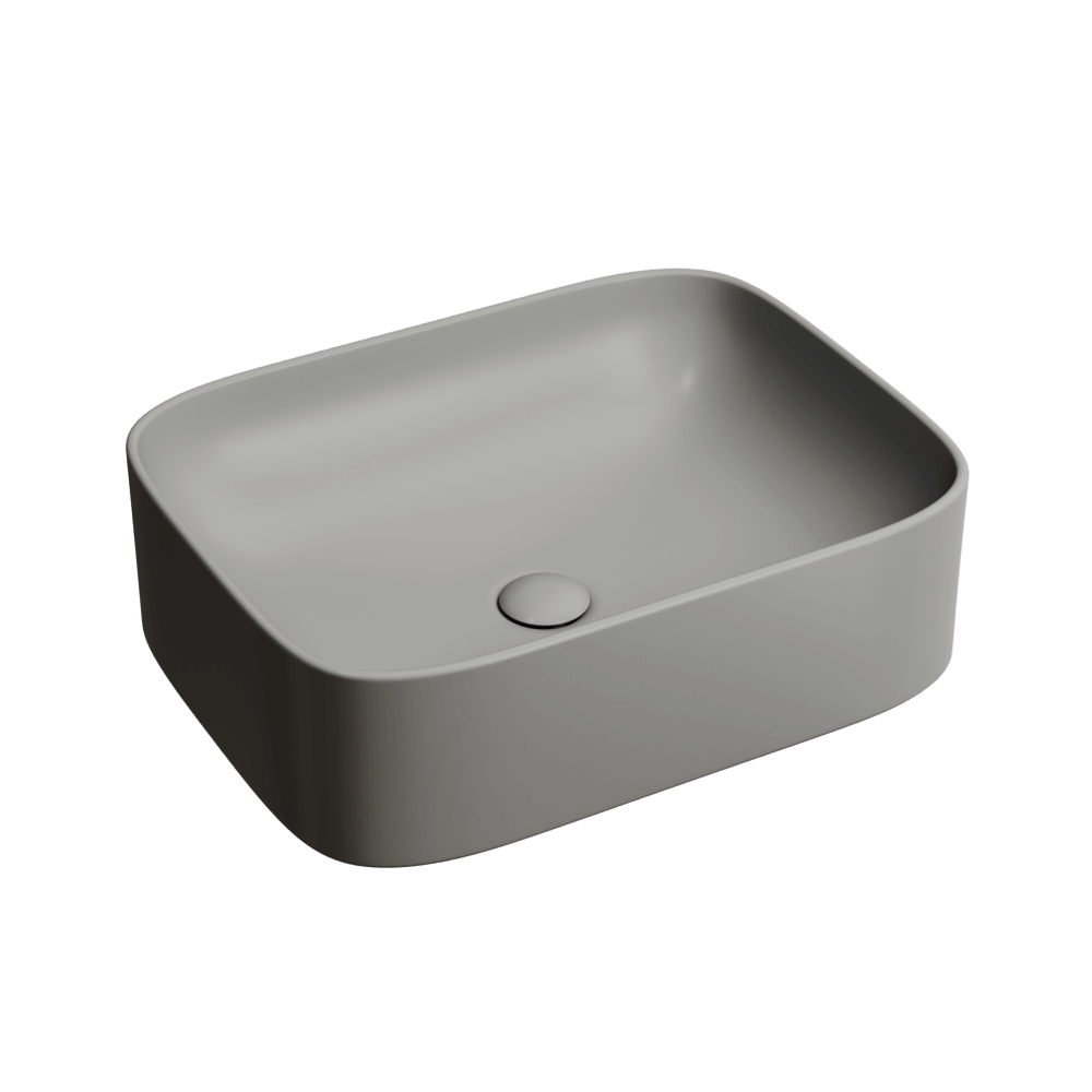 Умывальник 505х380х150мм чаша Element CeramicaNova накладная прямоугольная CN6052MH/Италия