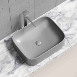 Умывальник 505х380х150мм чаша Element CeramicaNova накладная прямоугольная CN6052MH/Италия — изображение 2