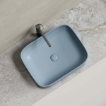 Умывальник 505х380х150мм чаша Element CeramicaNova накладная прямоугольная CN6052MHL/Италия — изображение 3