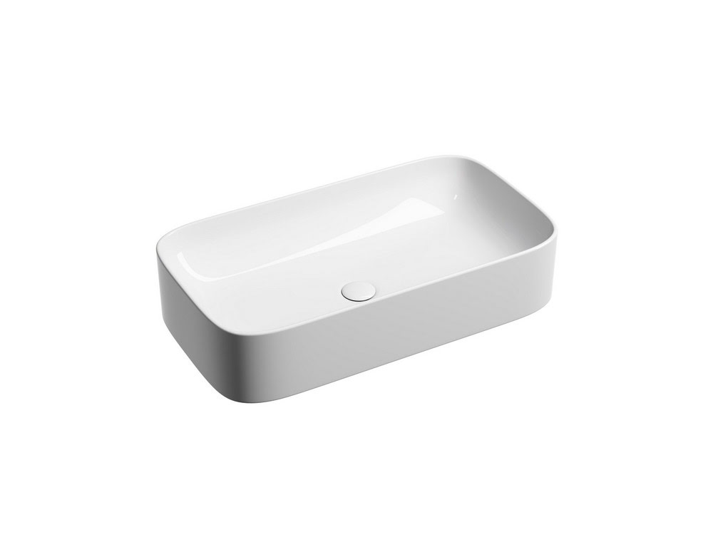 Раковина 705х380х150мм Element CeramicaNova накладная прямоугольная CN6054/Италия