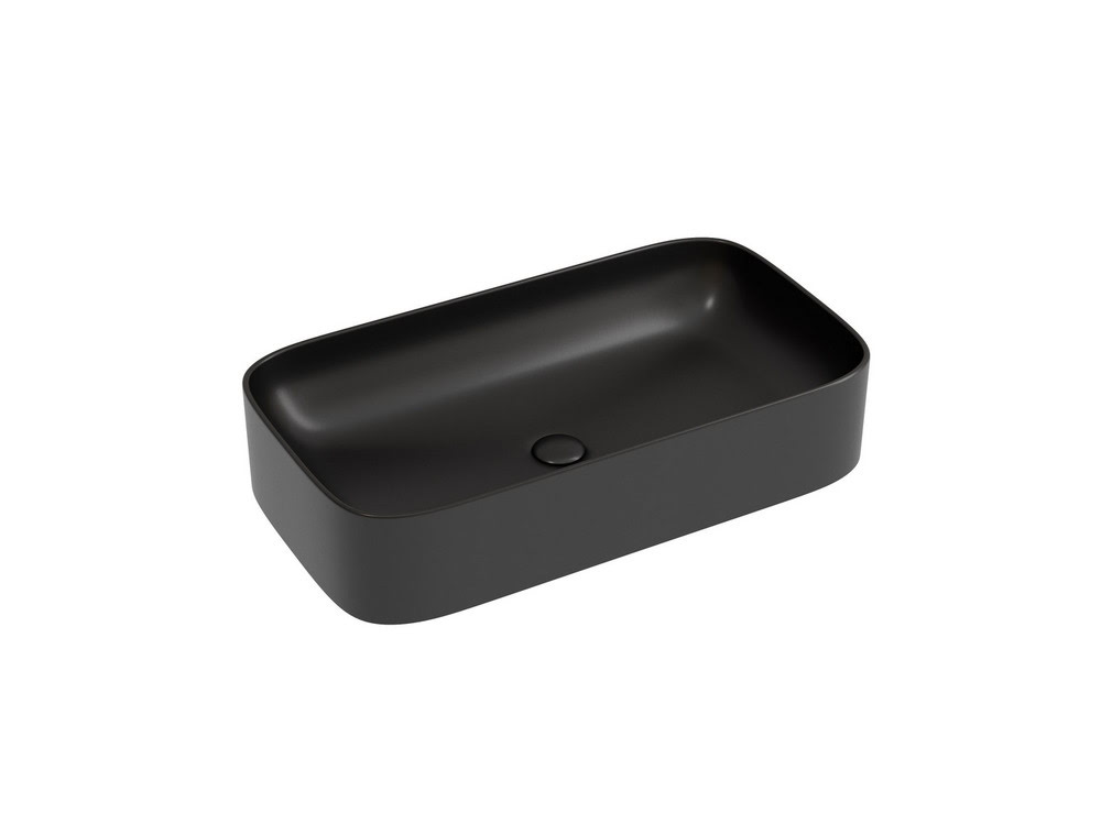 Раковина 705х380х150мм Element CeramicaNova накладная прямоугольная CN6054MB/Италия