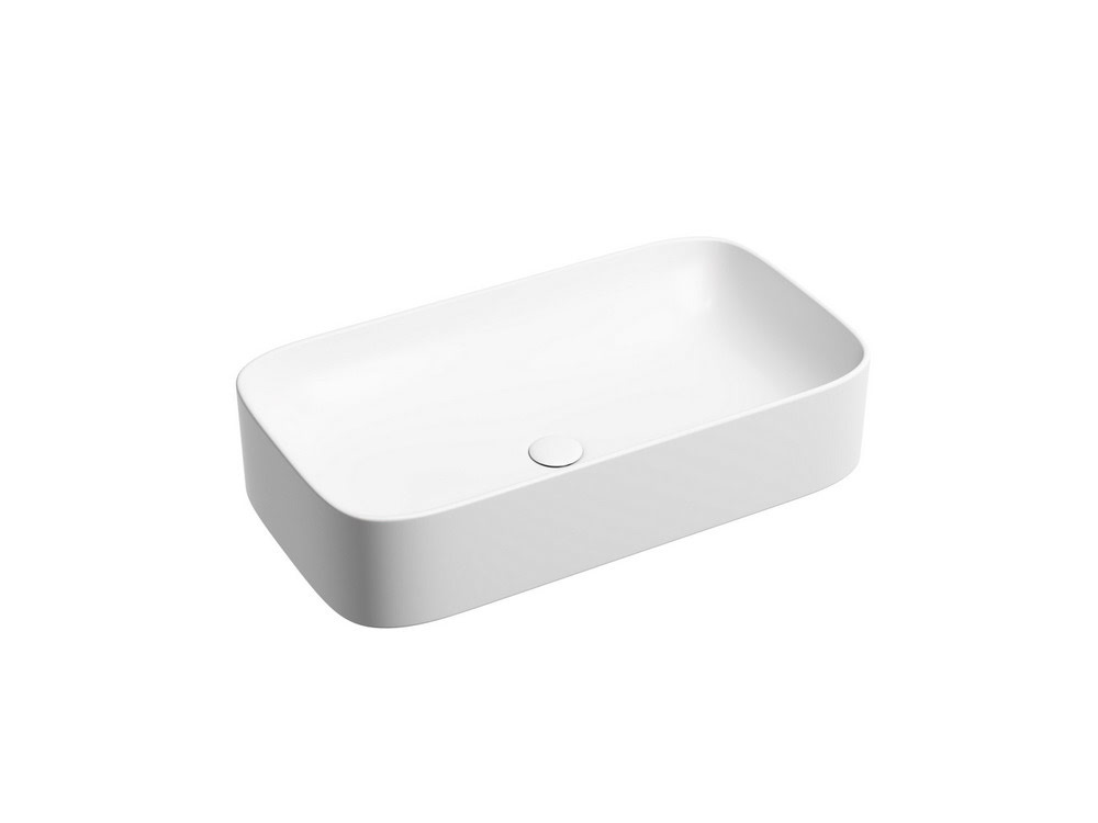 Раковина 705х380х150мм Element CeramicaNova накладная прямоугольная CN6054MW/Италия
