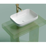 Умывальник 500х359х145мм чаша Element CeramicaNova накладная прямоугольная CN6055MW/Италия — изображение 6