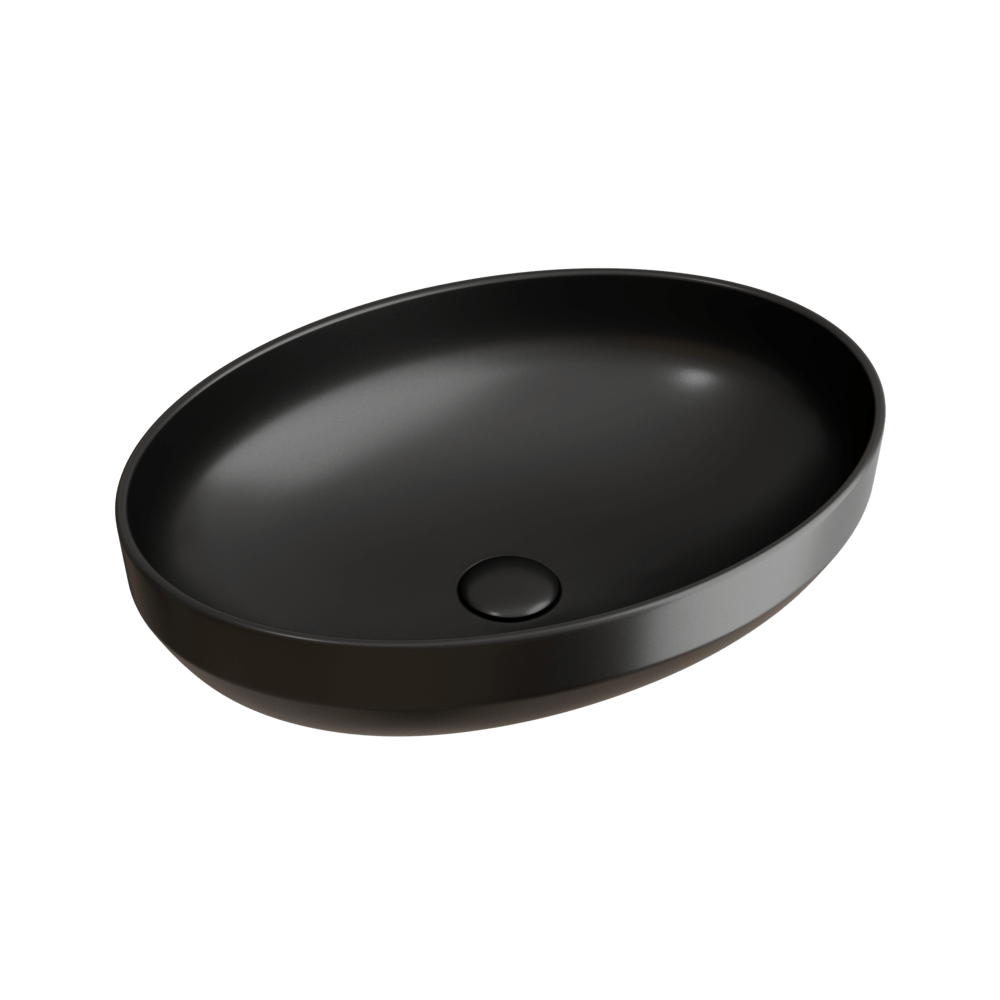 Умывальник 502х363х145мм чаша Element CeramicaNova накладная овальная CN6056MB/Италия