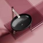 Умывальник 502х363х145мм чаша Element CeramicaNova накладная овальная CN6056MB/Италия — изображение 2