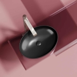 Умывальник 502х363х145мм чаша Element CeramicaNova накладная овальная CN6056MB/Италия — изображение 4