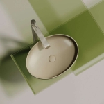 Умывальник 502х363х145мм чаша Element CeramicaNova накладная овальная CN6056MC/Италия — изображение 5