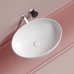 Умывальник 502х363х145мм чаша Element CeramicaNova накладная овальная CN6056MW/Италия — изображение 3
