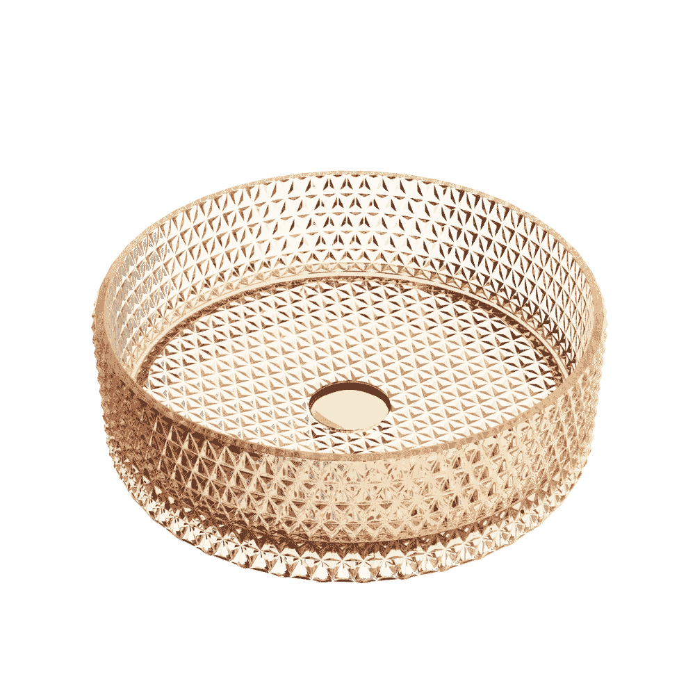 Умывальник 360х360х112мм чаша CRISTAL CeramicaNova накладная круглая CN6058/Италия