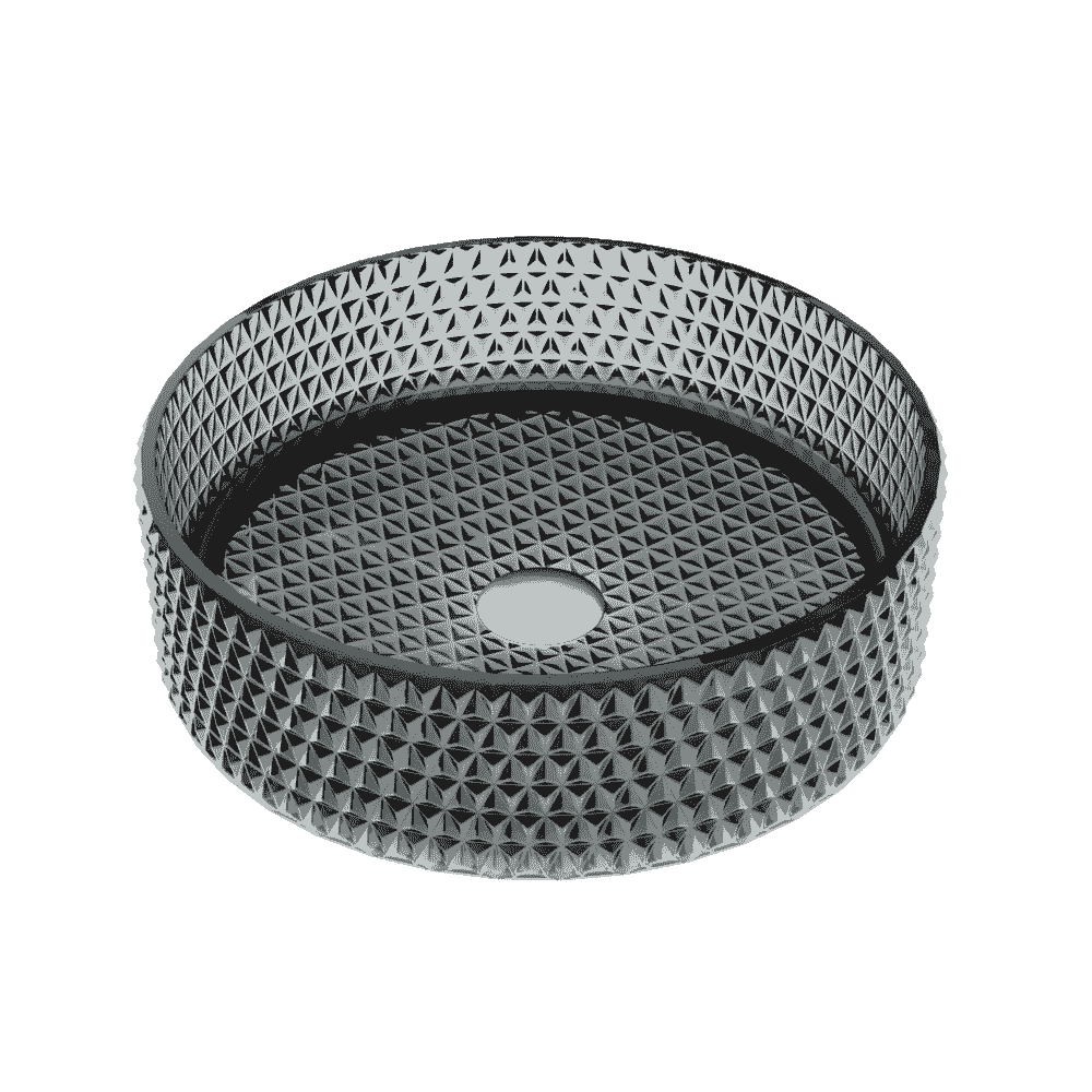 Умывальник 360х360х112мм чаша CRISTAL CeramicaNova накладная круглая CN6060/Италия