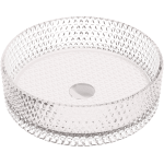 Умывальник 360х360х112мм чаша CRISTAL CeramicaNova накладная круглая CN6061/Италия