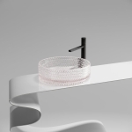 Умывальник 360х360х112мм чаша CRISTAL CeramicaNova накладная круглая CN6061/Италия — изображение 5