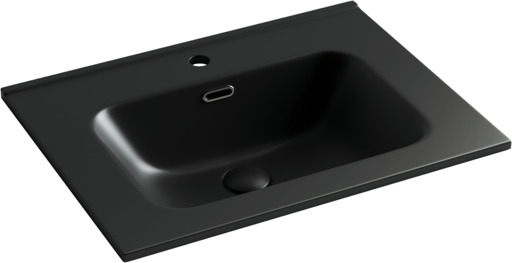 Умывальник 610х465х180мм Element CeramicaNova накладной прямоугольный CN7001MB/Италия