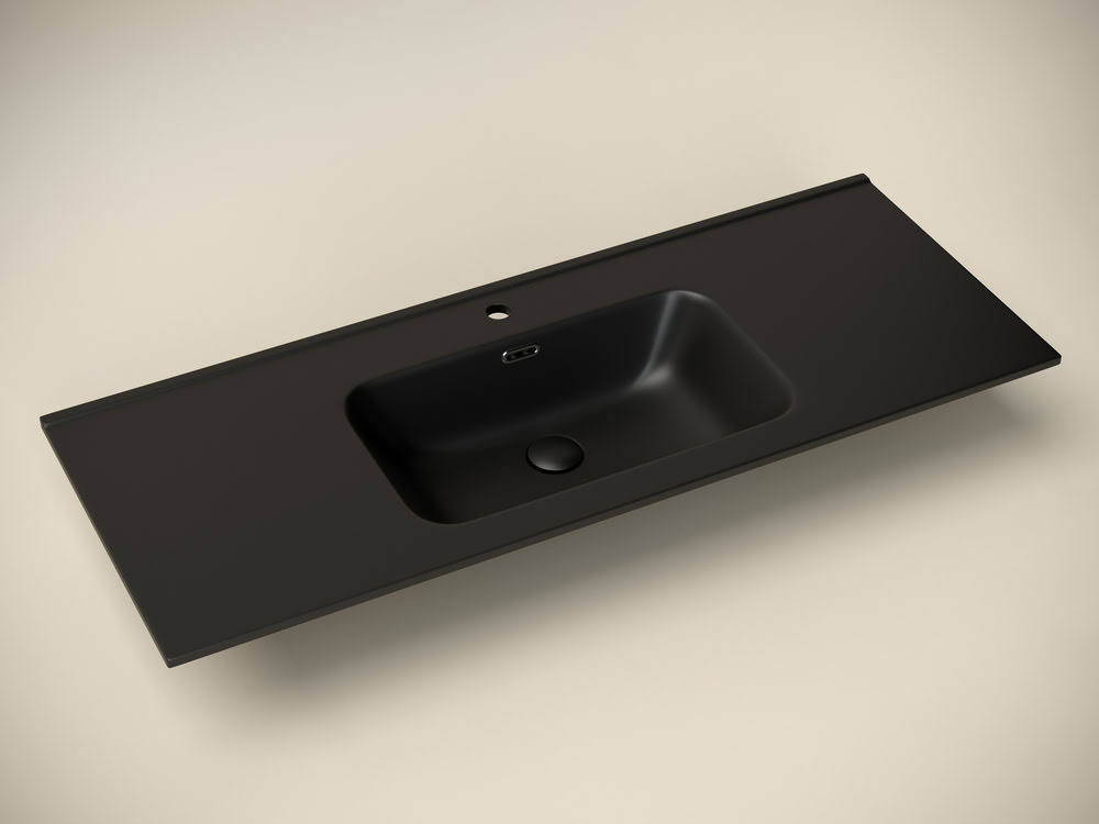 Умывальник 1210х465х180мм Element CeramicaNova накладной прямоугольный CN7006MB/Италия