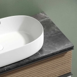 Столешница для ванной комнаты SANCOS TT100A1X 1000х460 мм с отверстием под смеситель — изображение 6