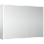 Шкаф-зеркало 90x70 см из алюминия SANCOS Evoke SC8090 с LED подсветкой