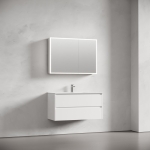 Шкаф-зеркало 90x70 см из алюминия SANCOS Evoke SC8090 с LED подсветкой — изображение 2