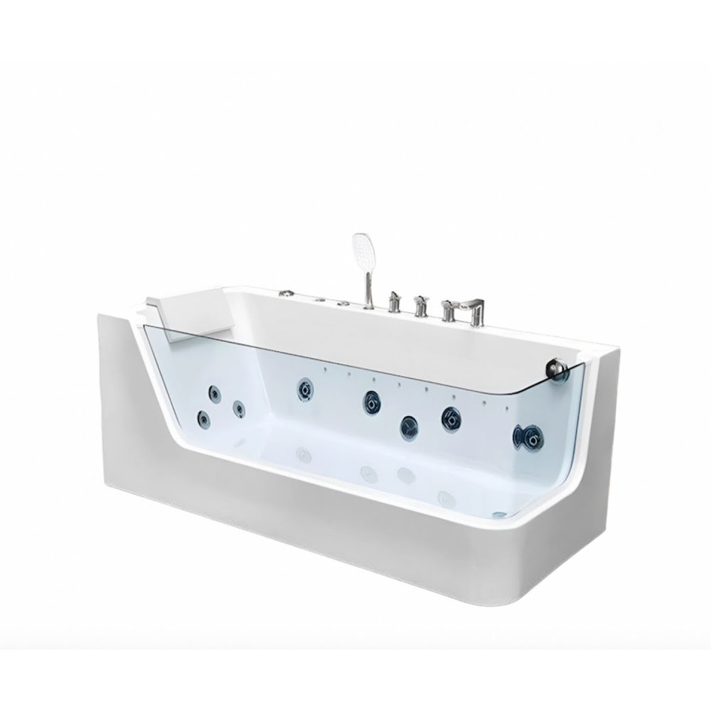 Ванна 170x80x60см акриловая гидромассажная Frank F101R правосторонняя/Германия