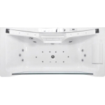 Ванна 180x85x60см акриловая гидромассажная Frank F151 пристенная/Германия — изображение 2