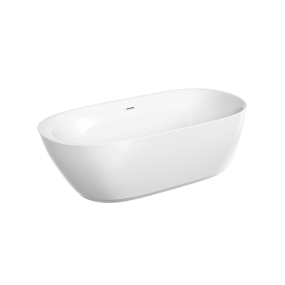 fb07_png_01-1 Ванна 180x85 см акриловая отдельностоящая Single CeramicaNova/Италия — изображение 1