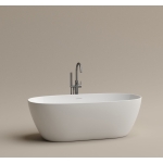 Ванна 170x80x58см акриловая отдельностоящая белая глянцевая Oval SANCOS/Италия — изображение 4