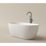 Ванна 170x80x58см акриловая отдельностоящая белая глянцевая Oval SANCOS/Италия — изображение 5