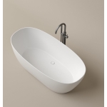 Ванна 170x80x58см акриловая отдельностоящая белая глянцевая Oval SANCOS/Италия — изображение 6