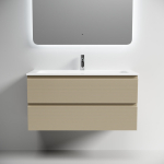 Тумба 100 см Folk Капучино ПОДВЕСНАЯ Sancos с умывальником CN7013 — изображение 4