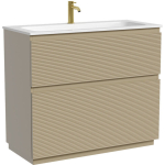 Тумба 100 см Folk Floor Капучино Напольная Sancos с умывальником CN7013